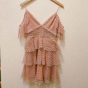 NWT PrettyLittleThing Pink Off the Shoulder Dress